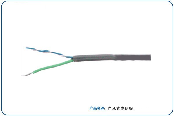 供应普天4芯室外自承式铜芯双绞电话线